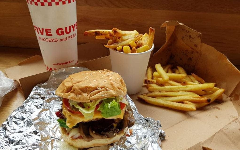 Five guys den haag hamburger restaurant review