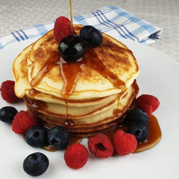 Glutenvrije American pancakes pannenkoeken recept pannenkoekjes zonder gluten