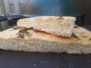 Focaccia van de Big Green Egg BBQ recept Brood Italiaans Italie